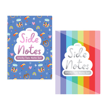 Side Notes Sticky Tab Note Pad