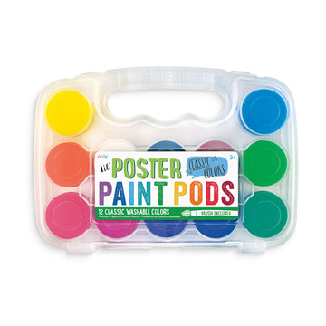Lil Poster Paint Pods & Brush - Classic 13 Pc Set